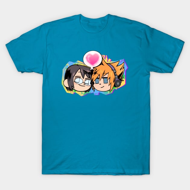 ShikiNeku Chibis T-Shirt by VenaCoeurva